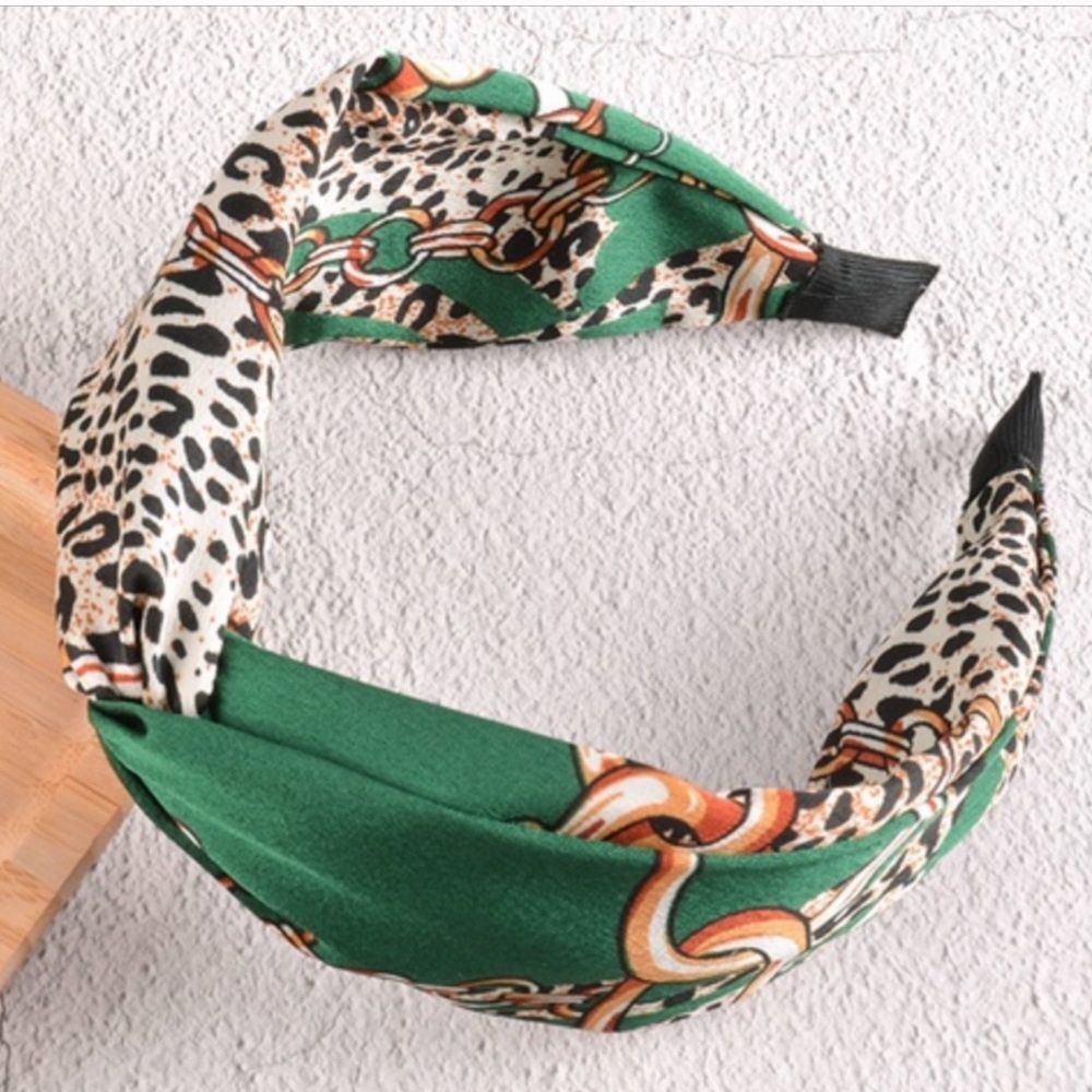 Animal print headband